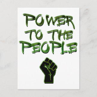 Carte Postale Pouvoir au peuple !