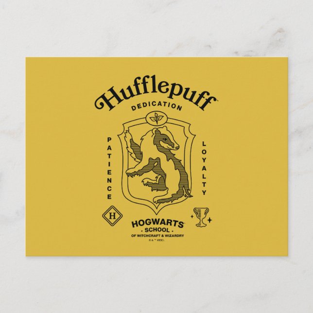 Carte Postale POUXGRIP™ Dévouement Patience Loyauté Blason (Devant)