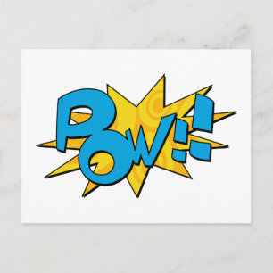 Carte postale Pow Comic Book