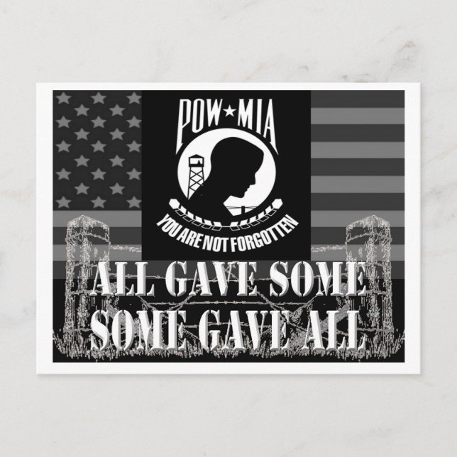 CARTE POSTALE POW-MIA (Devant)
