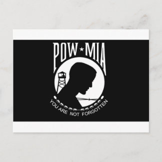 Carte Postale POW+MIA Flag