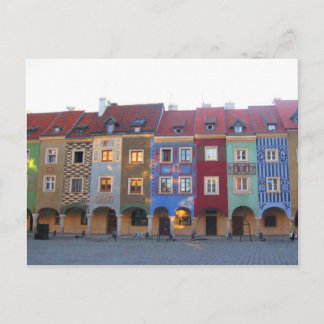 Carte Postale Poznan coloré
