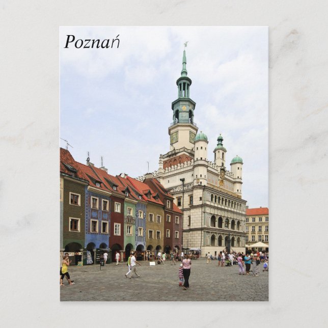 Carte Postale Poznań, Pologne (Devant)