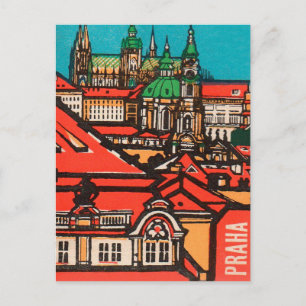 Carte Postale Prague