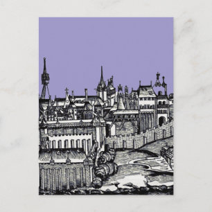 Carte Postale Prague capitale médiévale de la République tchèque