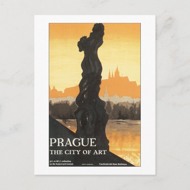 Carte Postale Prague La Cité des Arts (Devant)