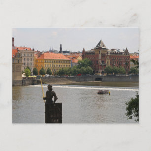 Carte Postale Prague par la Moldava