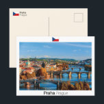 Carte Postale Prague - République tchèque<br><div class="desc">Vue sur Prague la capitale de la République Tchèque.</div>