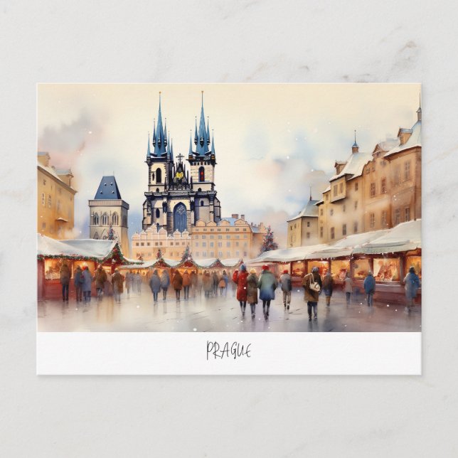 Carte Postale Prague, République tchèque (Devant)