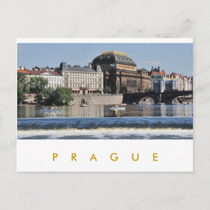 Carte Postale Prague - Théâtre National
