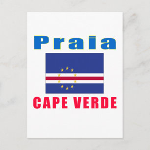 Carte Postale Praia Cap Vert majuscules