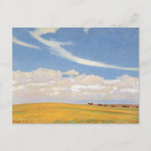 Carte Postale Prairie After Storm par Maynard Dixon, Art Vintage