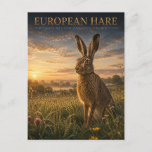 Prairie de lièvre européen ANIMALS