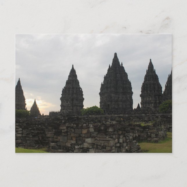 Carte Postale Prambanan temple, Indonésie (Devant)