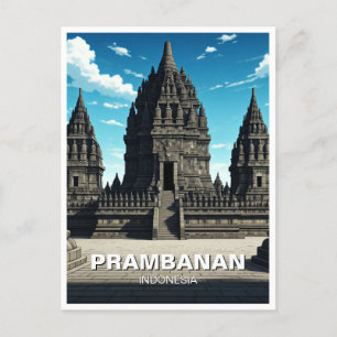 Carte Postale Prambanan Temple Indonésie UNESCO