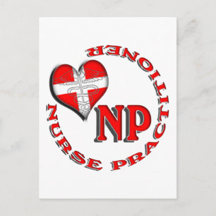 CARTE POSTALE PRATICIEN DE LOGO CIRCULAIRE NP