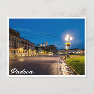 Carte Postale Prato della Valle la nuit à Padova, Italie