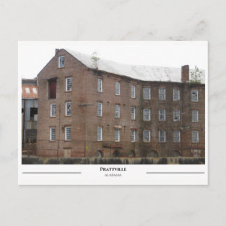 Carte Postale Pratt Gin Factory - Prattville Alabama