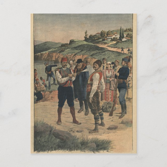 Carte Postale Précautions prises pour prévenir le choléra (Devant)