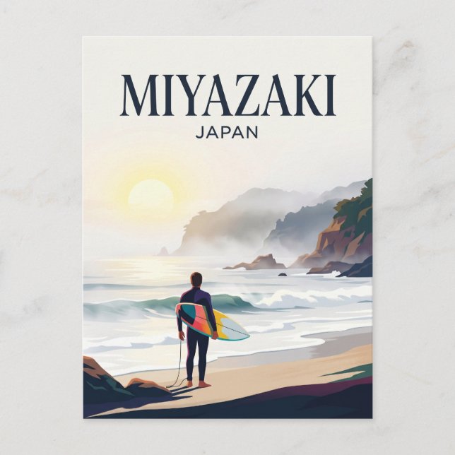 Carte Postale Préfecture de Miyazaki Japon (Devant)
