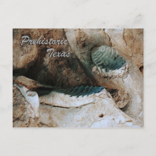 Carte postale préhistorique du Texas