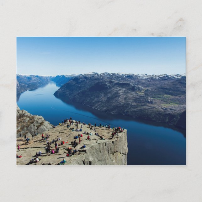 Carte Postale Preikestolen (Pulpit Rock) Norway Postcard (Devant)