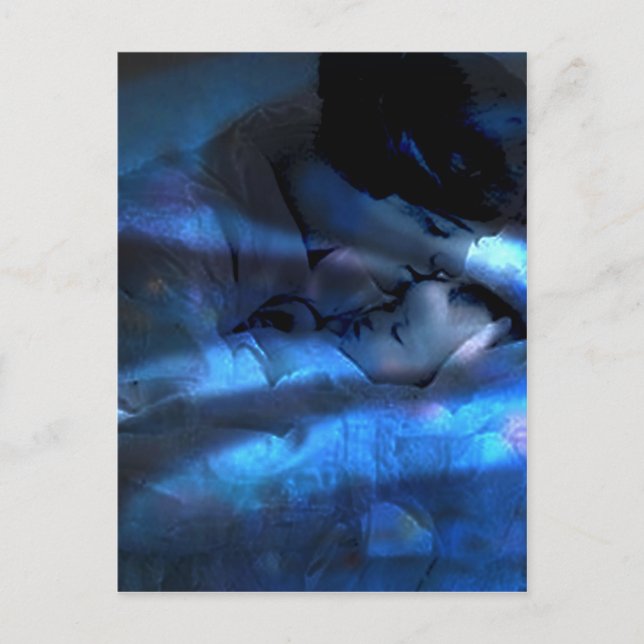 CARTE POSTALE PREMIER AMOUR ~ VRAI AMOUR (Devant)