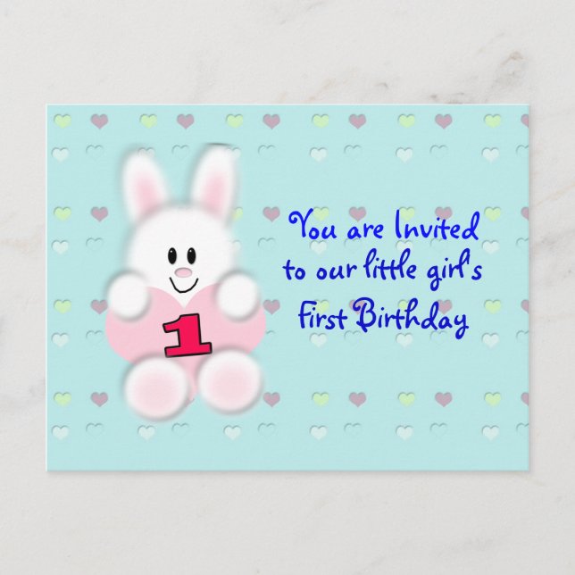 Carte postale Premier anniversaire (Devant)