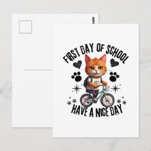 Carte Postale Premier Jour D'École Passez Une Bonne Journée