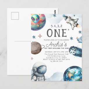 Carte Postale Premier Tour Autour du Soleil Anniversaire de l'As