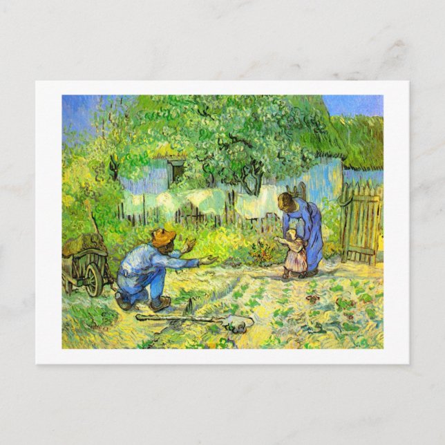 Carte Postale Première étape, 1890 Vincent van Gogh. (Devant)
