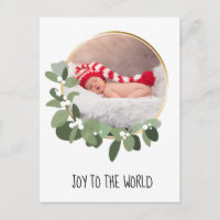 Première faire-part de naissance de Noël du bébé m