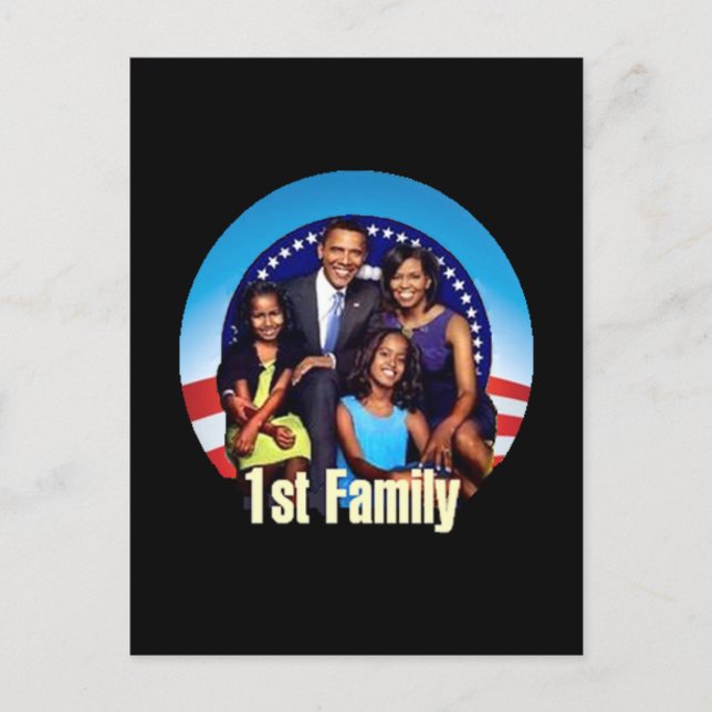 Carte postale Première famille (Devant)