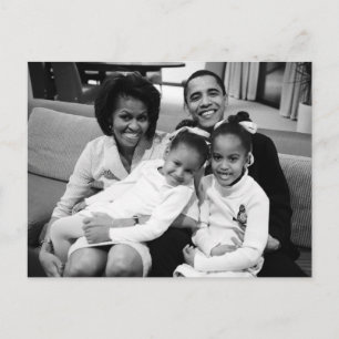Carte Postale Première famille du président Obama