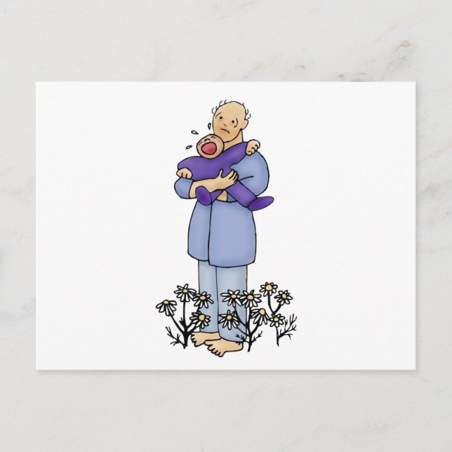 Carte Postale Première Fête des pères (Devant)