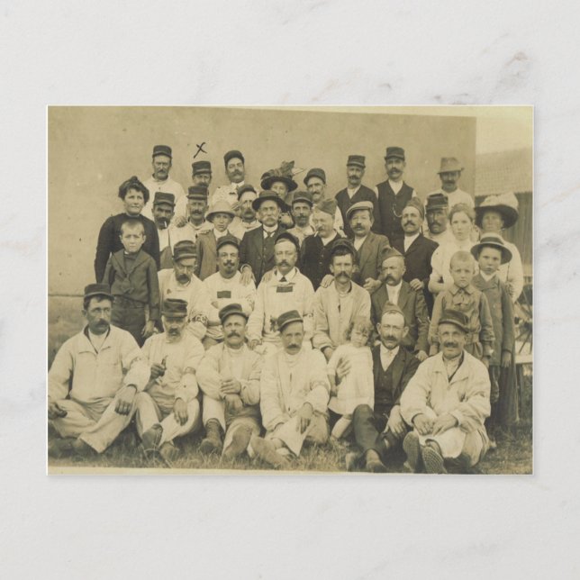 Carte Postale Première Guerre mondiale, photo du village (Devant)