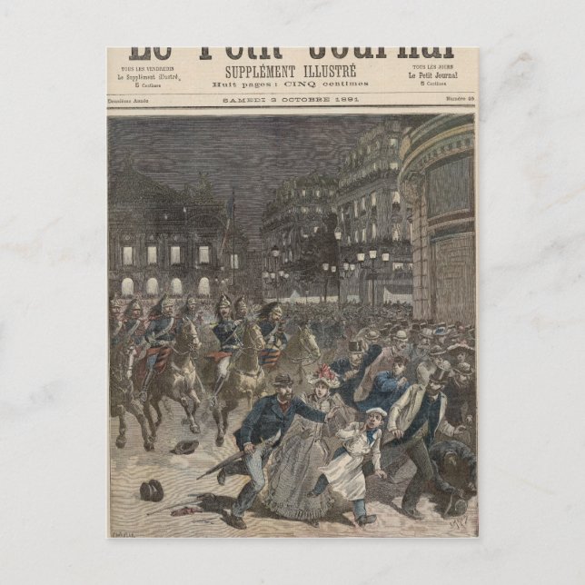 Carte Postale Première performance de 'Lohengrin' (Devant)