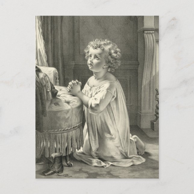 Carte Postale Première prière de CHild (Devant)