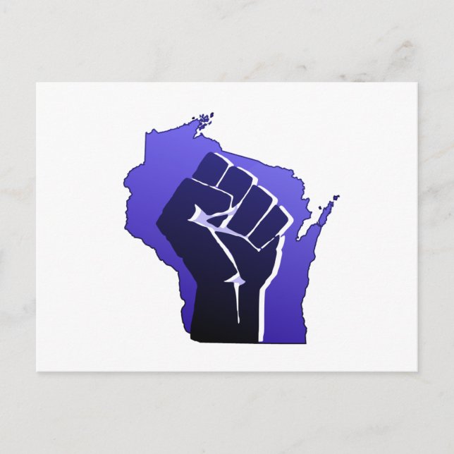 Carte Postale Première solidarité du Wisconsin (Devant)