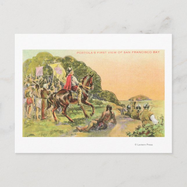 Carte Postale Première vue du Capt Portola (Devant)