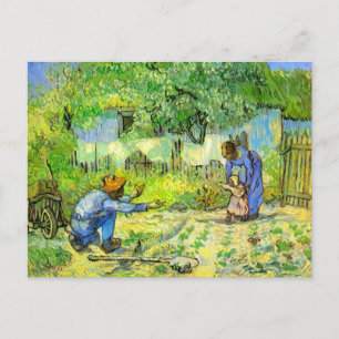Carte Postale Premiers pas, 1890 Vincent van Gogh.