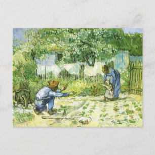 Carte Postale Premiers pas, 1890 Vincent van Gogh.