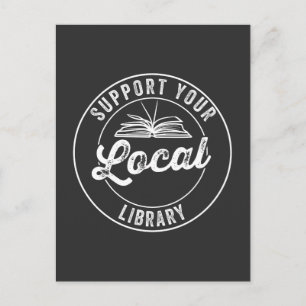 Carte Postale prendre en charge votre bibliothèque locale