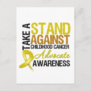 Carte Postale Prendre position contre le cancer de l'enfance