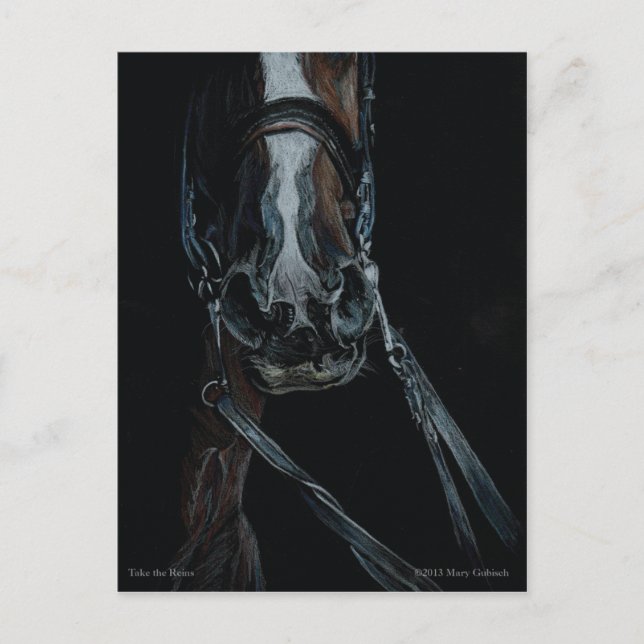 Carte Postale Prenez les rênes de Mary Gubisch (Devant)