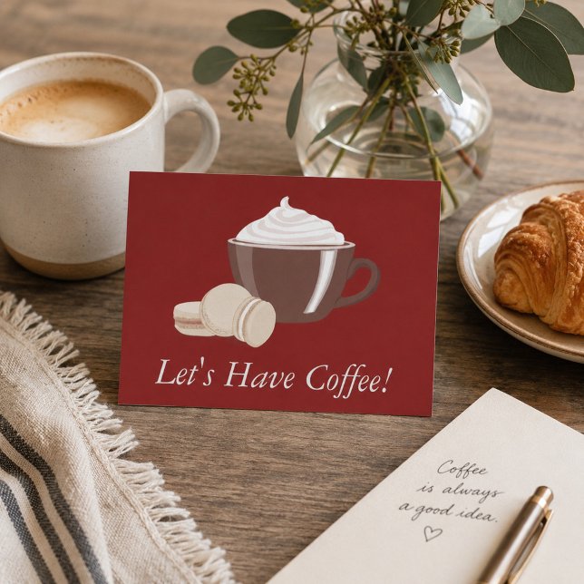 Carte Postale Prenons un café (Créateur téléchargé)