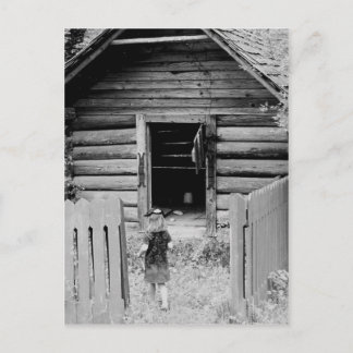 Carte Postale Préparation du nettoyage du printemps