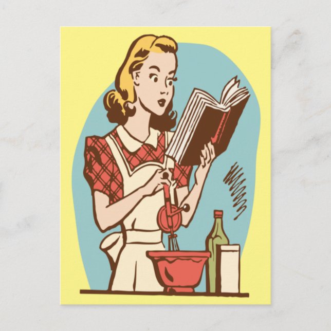 Carte Postale Préparer ce plat spécial ! (Devant)