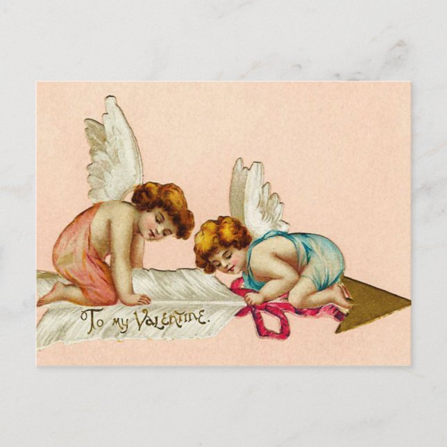 Carte Postale Préparer la flèche de l'amour (Devant)