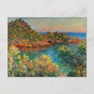 Carte Postale Près de Monte Carlo, célèbre peinture de Claude Mo